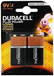 2 x Duracell Batteries 3 Blisters Duralock 9 V MN1604 6LR61 Power Plus