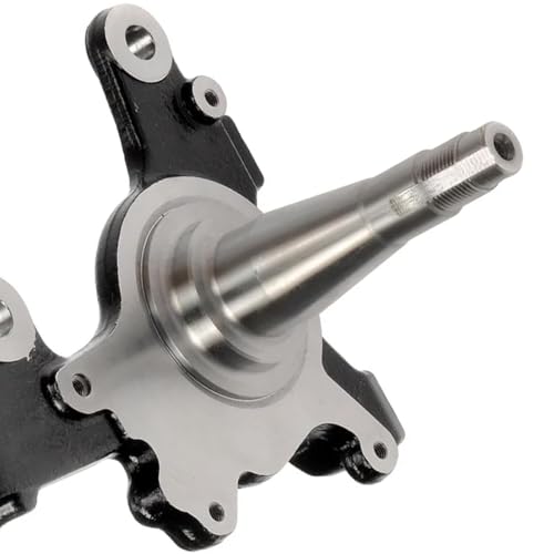 Image of Detroit Axle - RWD Front Left Steering Knuckle for Toyota 1995-2002 Tacoma [Non-ABS], 1996 1997 1998 1999 2000 2001 Replacement Driver Side Steering Knuckle Assembly
