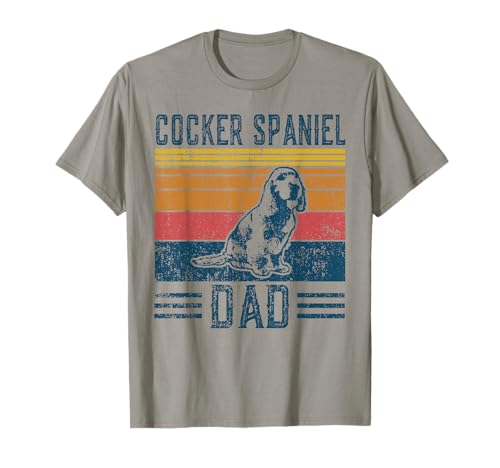Hund | Cocker Spaniel Papa - Vintage Cocker Spaniel Dad T-Shirt