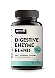 Nuzest Digestive Enzymes Daily Digestive Support, Nutrient Absorption, Non-GMO, Yeast-Free, Gluten-Free, Soy-Free, 60 Vegan Capsules
