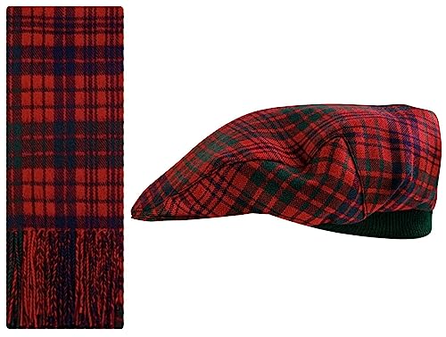 Casquette plate et écharpe en laine sans serrer la tête taille unique
