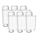 6 x AQK-02 Wasserfilter ersetzen Saeco Nr. CA6702/00 - Brita Intenza+ Wasserfilterkartusche für Saeco / Philips / Gaggia Kaffeemaschine - Kaffeevollautomat
