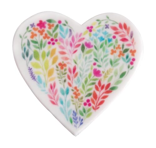Rayher Wachsmotiv Florales Herz, 5,5cm ø, bunt, SB-Btl. 1Stück,...