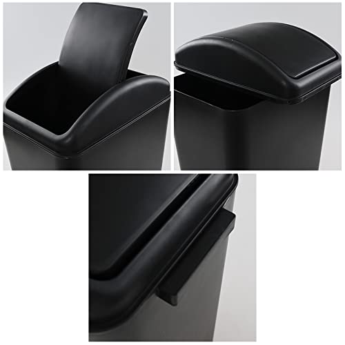 Begale caneca de basura con tapa abatible 4.5 gal miniatura 3