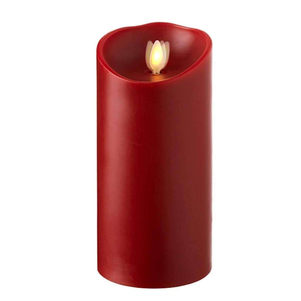Liown Flameless Candle: Cinnamon Scented Moving Flame Candle with Timer (7