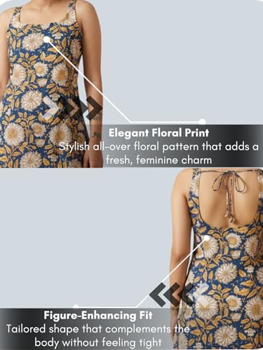 Image of GRECIILOOKS Short Kurti for Women | Floral Printed Short Kurta for Women | Comfortable Rich Office & Casual Kurti`s for Jenas, Leggings & Trousers