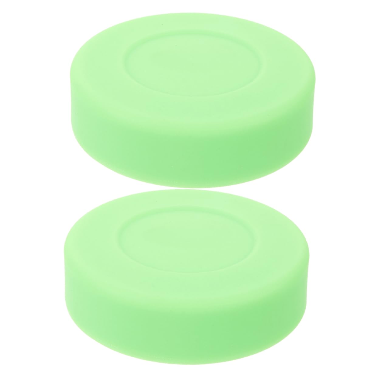 BESPORTBLE 2 Pack PVC Hockey Puck for Training Practice Ice Hockey Game Puck Replacement