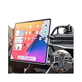 タブレットホルダー 【トラックや乗用車ドライバーに最適】超大型吸盤・真空吸着で落下なし/設置簡単/6～13インチ全機種対応【2025新型・柔軟なアーム・多角度調節可能アーム】 android fire 対応 ipad車載ホルダー