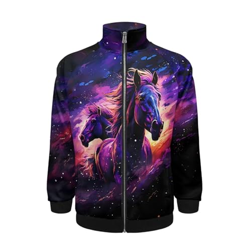 Image of Men's Lightweight Jackets Casual Full Zip Fleece Jacket Men Coats Fashion Long Sleeve Sweatshirt