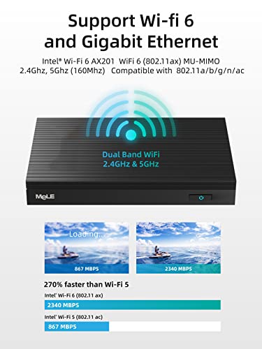 Mele Quieter3Q Fanless Mini Pc Windows 11 Pro Celeron N5105 8Gb 128Gb, Portable Small Desktop Hdmi Wifi6 Gigabit Ethernet, Industrial Iot Micro Pc Unlock Bios Auto Power On, Ssd Pxe Vesa Mount #TOP2
