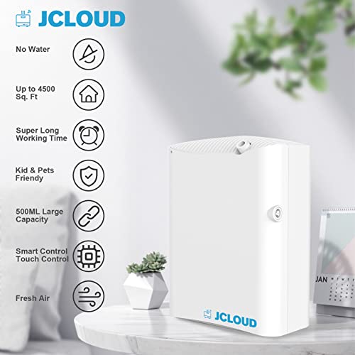 Jcloud Smart Scent Air Machine Pro For Home, Hvac Scent Diffuser For Essential Oils 500Ml With Nebulizing Diffusion System, Waterless Aromatherapy Diffuser Cover Up To 4500 Sq.ft, White #TOP1