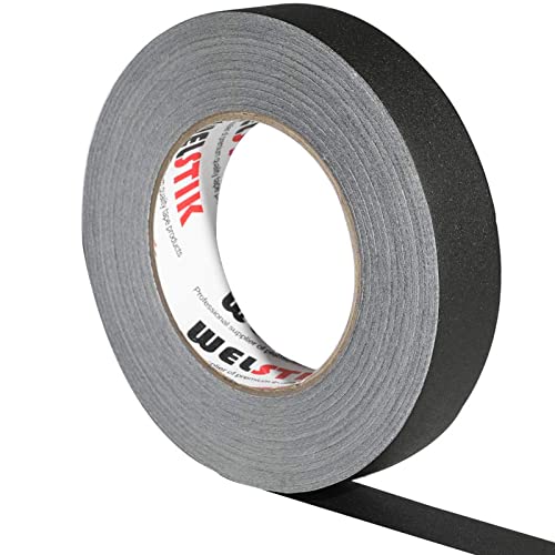 WELSTIK Black Gaffer Tape 1 Inch 1' X 60 Yards-Heavy Duty Gaffers Tape for...