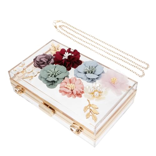 Sac de soirée à motif floral le cadeau élégant pour femme
