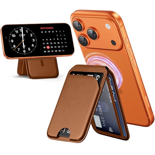 Portefeuille magnétique en cuir pour iPhone l'élégance d'un accessoire