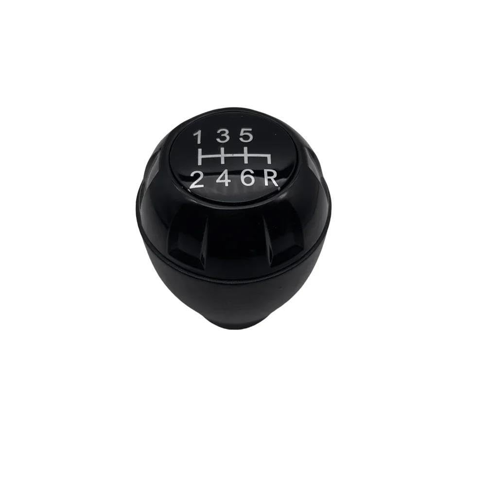 Sxqpocar Black 6 Speed Manual Gear Shift Knob For Jeep Wrangler Jk 2007-2018 Shift Lever Head(Black)