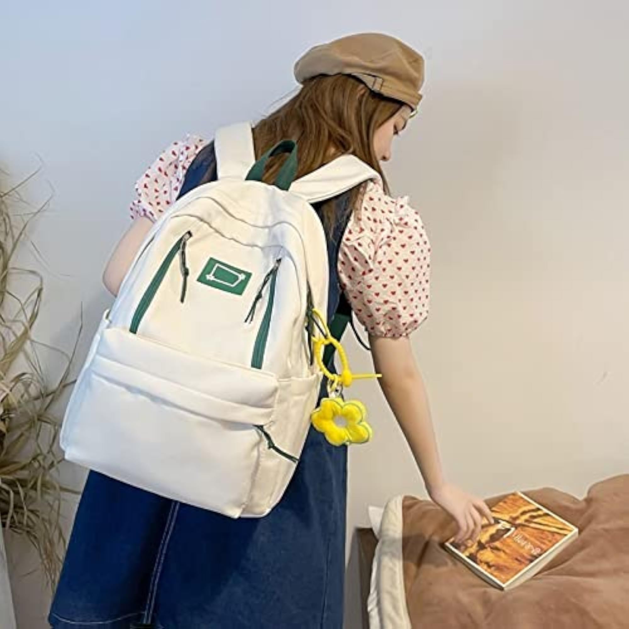 Women's Lightweight Waterproof Travel Backpack, Casual & Stylish