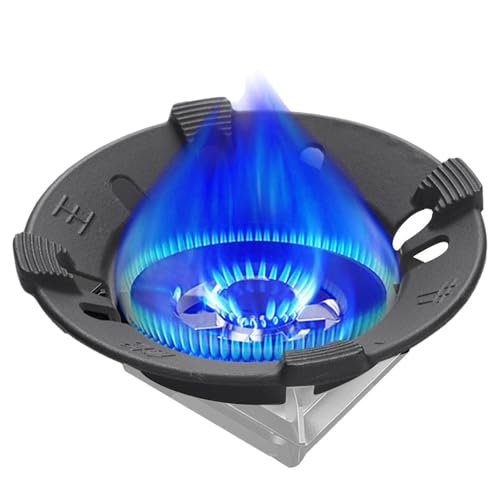 Stove Burner Rings For Stove Top - Wok Fry Rack Cast Iron | Kitchen Accessories For Home, Outdoor, Grilling, Cooking, BBQ, Block The Wind, Speed Up Cooking