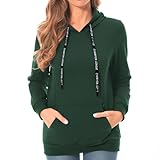 Bearsland Women's Maternity Winter Sporty Hoodie Breastfeeding Sweater Nursing Tops