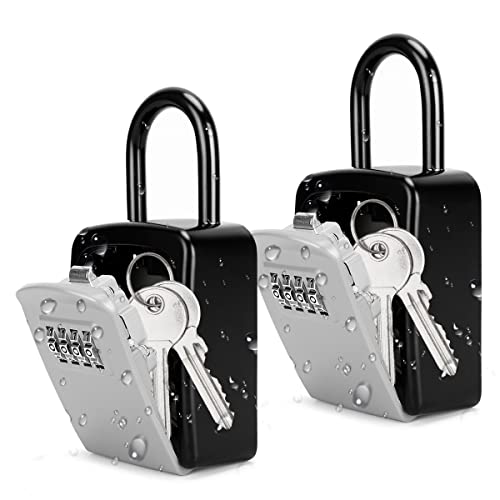 Coffre-fort mural pour clés KeyLockBox anti-perte de clés maison et garage - 2