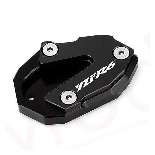 Agrandir plaque d'extension béquille YZF R6 moto CNC pad 2013-2022