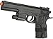 Evike Airsoft - Colt Licensed Airsoft M4A1 RIS and Airsoft 1911 Spring Powered On Duty Kit (Color: Black with Pointers)