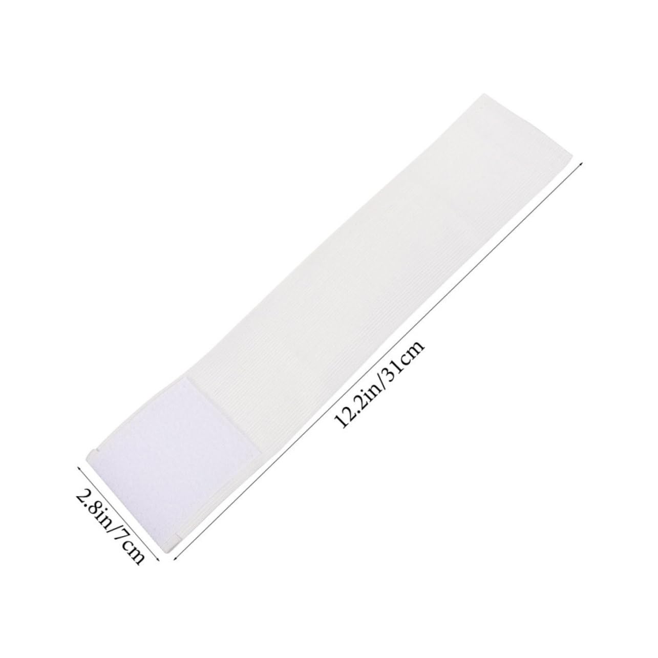 Mipcase Captain Badge for Adults 2pcs White Blank Arm Band for Team Sports DIY Projects