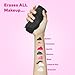 The Original MakeUp Eraser Mini PRO, Erase All Makeup With Just Water, Including Waterproof Mascara, Eyeliner, Foundation, Lipstick, Sunscreen and More! Chic Black, 1ct