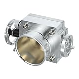 INFINAUTO Throttle Body Assembly, 80mm Car Throttle Body Actuator Aluminum Alloy Silver Tone, 1 Pcs