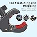 HYS Radio Scanner with Belt Clip Holder Clamp (0.79-1.97inchs) Mount for Mototrbo/Uniden Bearcat/Midland Handheld Radio Marine Radio, Walkie Talkie, Police Scanner w/Belt Clip & Knob Holder Base