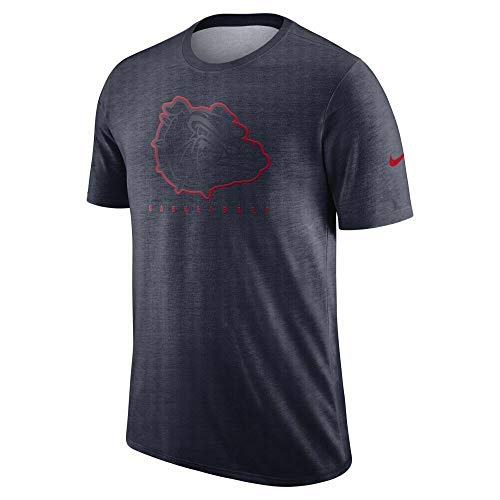 Nike Gonzaga Bulldogs Basketball Dri-Fit Cotton Player Issue T-Shirt (Medium)