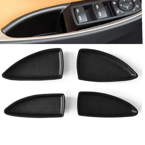 RONTCOS 4Pcs Interior Accessories Car Front Rear Door Switch Bezel Cap Set Replacement For Chevrolet Malibu 2016 2017 2018 Left Right Front Rear Plastic Bolt Cover