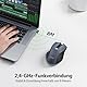 acer Maus Kabellos, 2.4GHz 1600 DPI Ergonomische Funkmaus, 3 Einstellbare DPI Wireless Mouse mit 6 Tasten, Batteriebetriebene Kabellose Maus für Laptop, PC und MacBook, Empfohlen für Rechtshänder