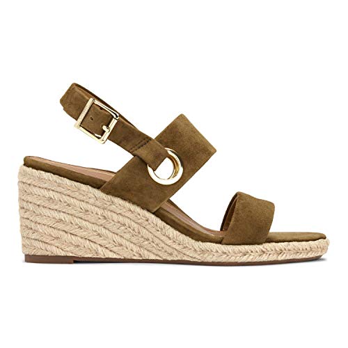Vionic Tulum Vero - Women's Wedge Sandal Olive - 11 Medium #TOP3