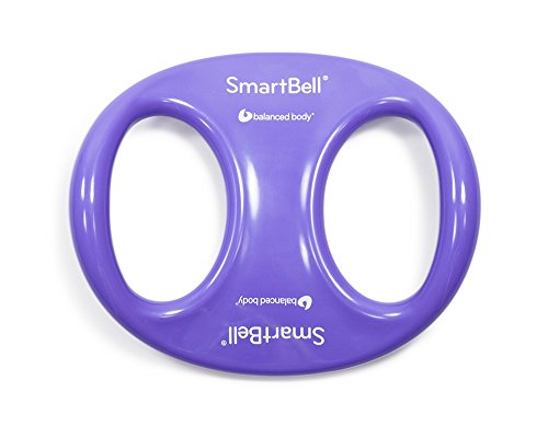 SmartBell Two-Handed Pilates Exercise Weight, 1.5 lb, Purple, Balanced Body
