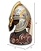 LORD OF THE RINGS Eomer's Helmet and Display Stand - Officially Licensed Movie Replica, Polyresin Construction, Hand-Painted, Leather Neck Guard, Faux Horse Hair Tail, Complete Your LOTR Collection
