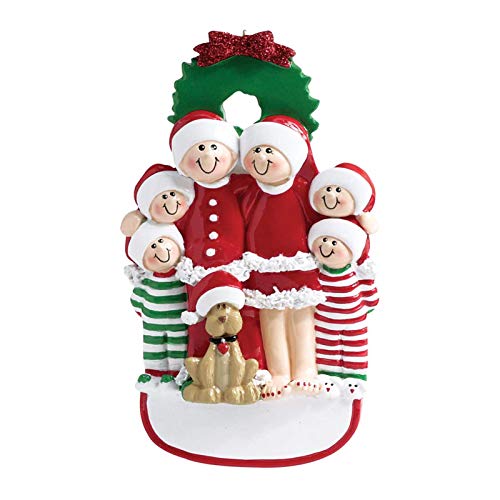 flower205 Adorno De Familia Sobrevivido Adornos Navideños Manualidades Adornos De Árbol De Navidad Árbol De Navidad Resina Colgante Colgante