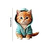 Yianyal Cartoon Air Freshener For Car - Lovely Cat Shape Car Air Outlet Aromatherapy Clip,Sea Smell Car Cartoon Aromatherapy Diffuser Automotive Interior Accessories #4