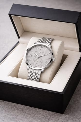 Image of STYLEDOSE Women's Luxury Black Analog Watch - Rose Gold Roman Numerals with Stylish Metal Chain Strap Wrist Watches for Women's & Girls&Miss&Ladies