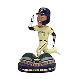 FOCO Keston Hiura (Milwaukee Brewers) Stadium Base Bobblehead Exclusive #/720