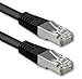 Price comparison product image 1aTTack.de 5 m black - 1 piece Cat.6 patch cable network cable CAT6 S-FTP Gigabit Lan PIMF CAT 6 copper CU halogen-free Internet DSL game console Smart TV