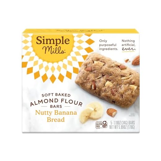 Low-Carb Keto Banana Bread – Sweet Without the Sugar Crash Simple Mills Nutty Banana Bread Soft Baked Almond Flour Bars, 5.99 OZ