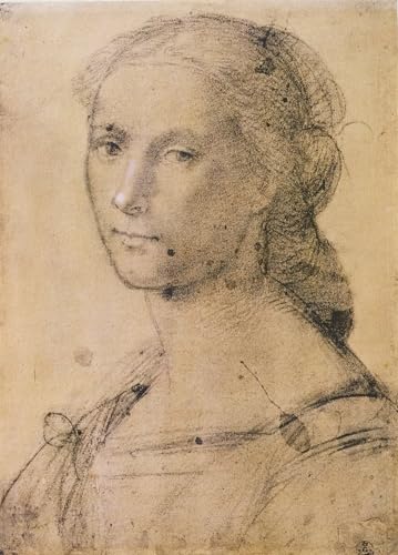 Póster de Fra Bartolommeo: Ritratto di giovane donna en lienzo clásico para salón, 60x90cm
