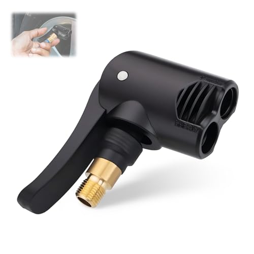 Nevoluxer Adaptateur Valve Presta Vélo Embout Gonflage Pneu VTT Route Adaptateur Valve Vélo Laiton Résistant Compatible Pompe à Air Compresseur Usage...