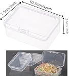 Clear Pvc Playing Card Boxes,4Pcs Blank Playing Cards Storage Box,Trading Deck box,Deck Box Holder With Storage for Card Games