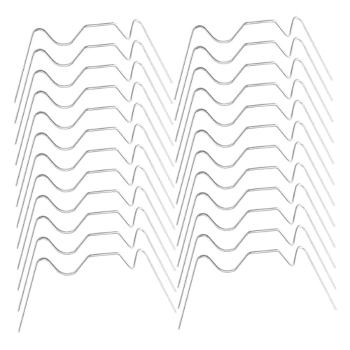 AKOOSY 200 Pezzi Clip per Serra Inossidabile Forma W per Fissaggio Pannelli Vetro e Finestre Accessori Resistenti per Manutenzione e Riparazioni Facili e Veloci