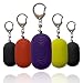 Safesound Personal Alarm Keychain – 130 dB Self Defense Sonic Protection Device with LED Light – Emergency Siren Song Alert Key Chain for Women, Kids, Senior, and Joggers by WETEN, 5 Pack