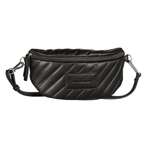 TOM TAILOR Mirela Damen Gürteltasche Bauchtasche Klein Schwarz