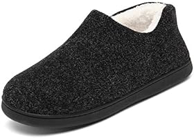 Mishansha Hombre Mujer Zapatillas de Felpa Pantuflas Calentar Invierno