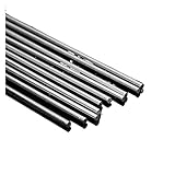 Diamètre : 3,2 mm Fil de soudure, tiges de soudage, 10 tiges de soudure en alliage d\'aluminium argenté de 3,2 mm x 230 mm, tiges de soudure en métal à basse température, tiges de soudure,