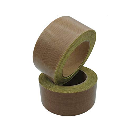 SENRISE PTFE-Klebeband, Hitzeversiegelung, Teflonband, selbstklebend, 1 Stück, gelb